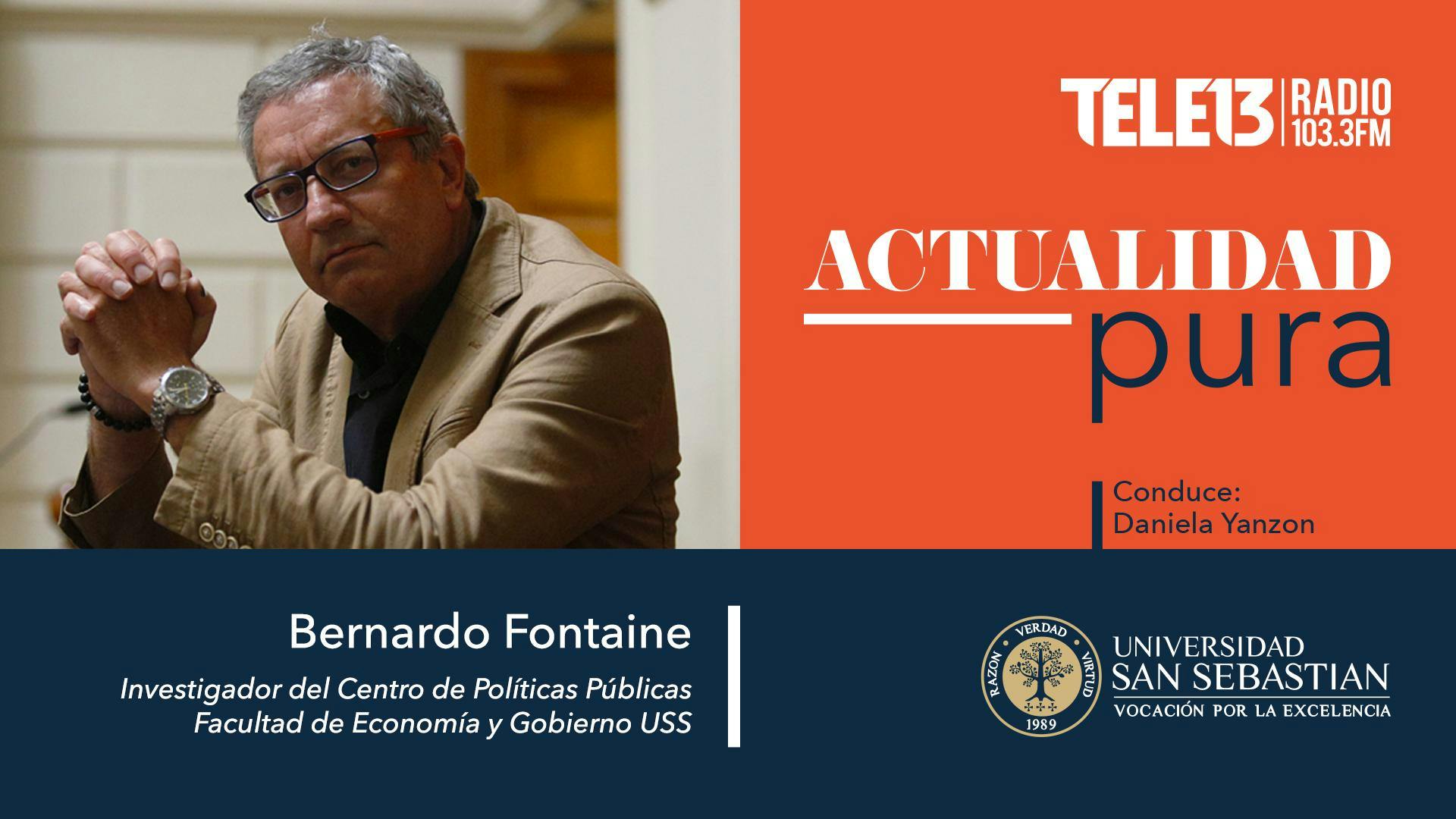 Bernardo Fontaine: “El fondo solidario del 6% no es el camino”