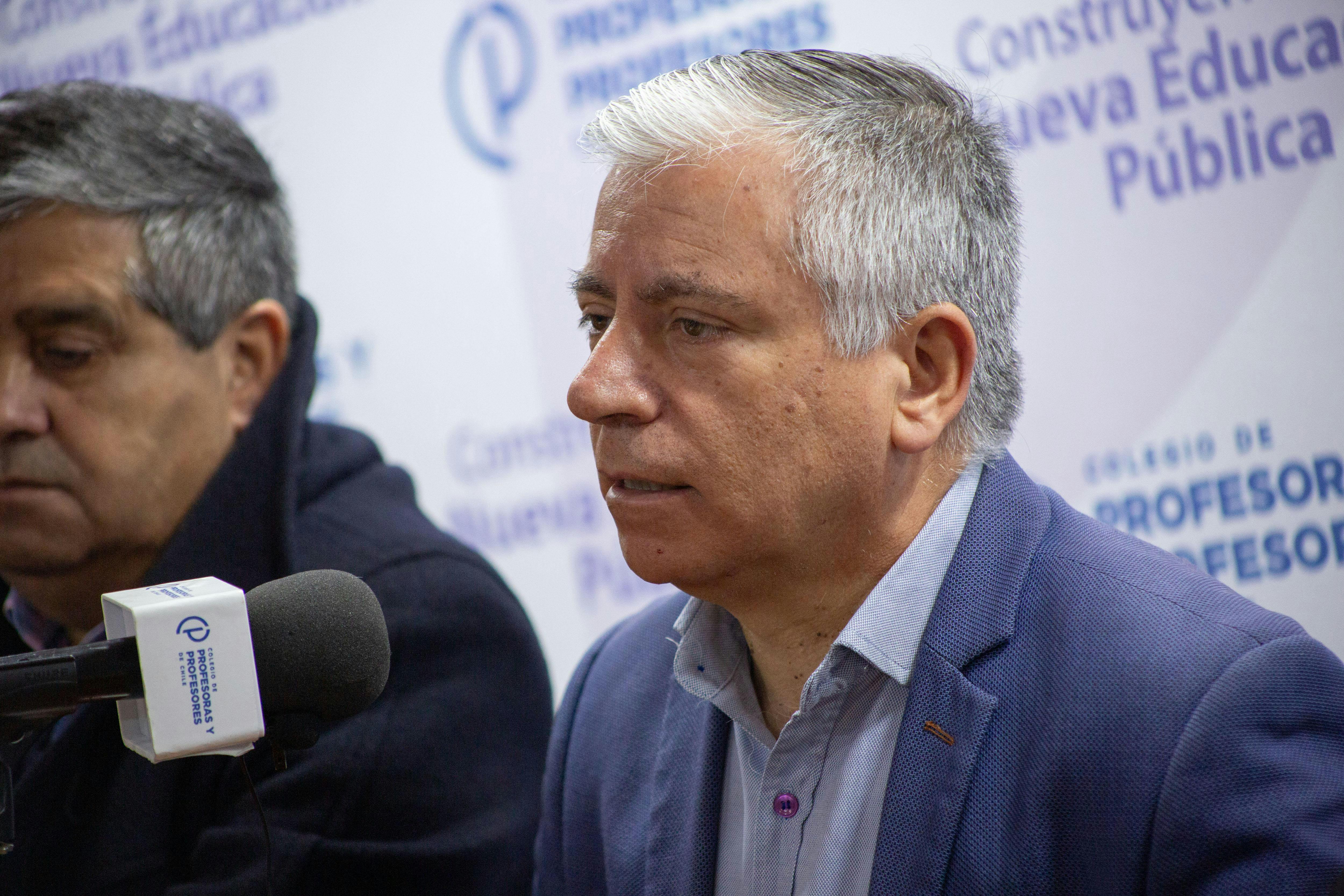 Presidente del Colegio de Profesores: “Nos gustaría que los temas se resolvieran en la mesa de negociación, sin tener que llegar a esta instancia de paralización”