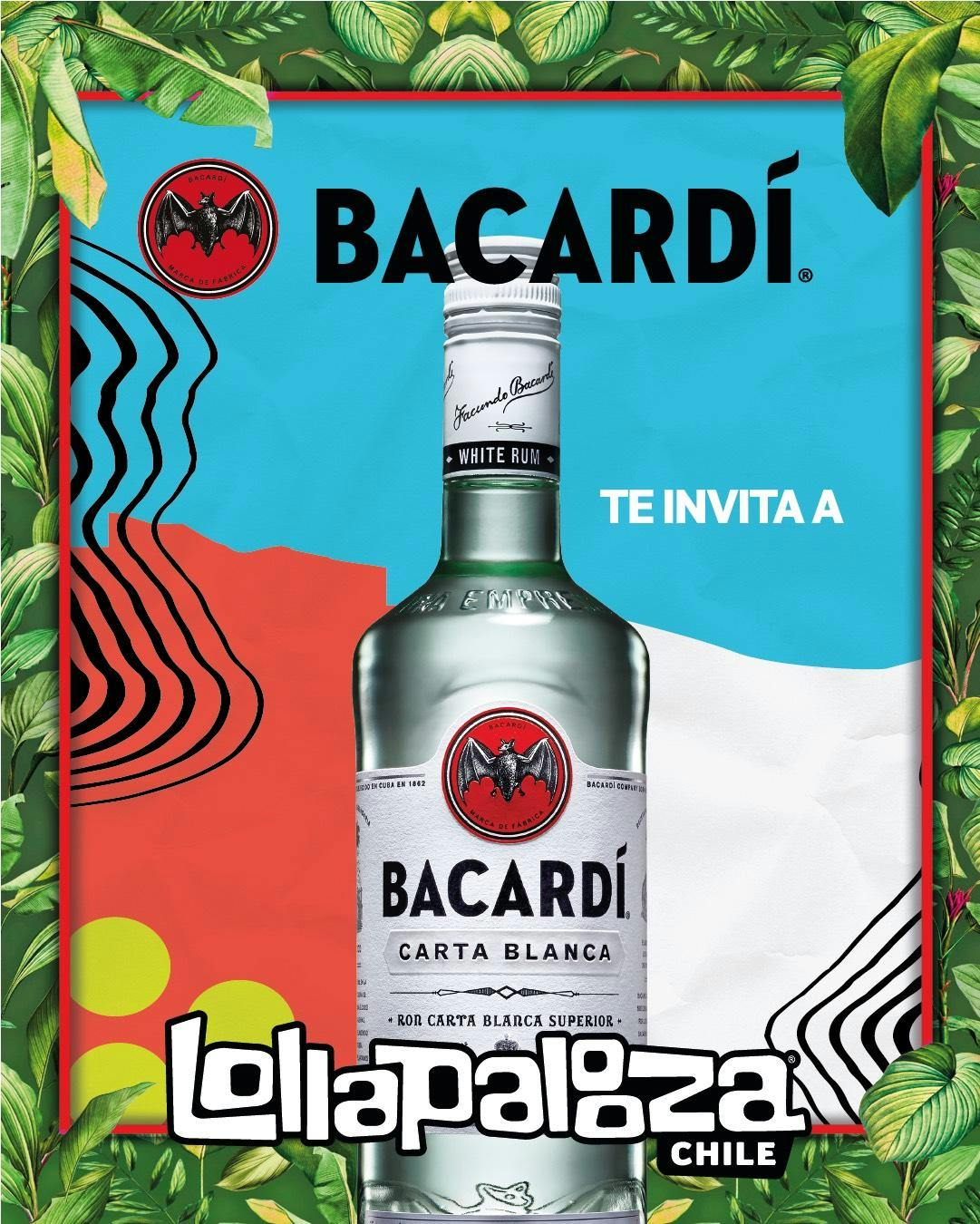 Ron Bacardí y Gin Bombay te llevan a Lollapalooza 2024