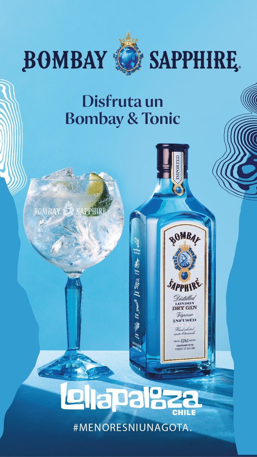 Ron Bacardí y Gin Bombay te llevan a Lollapalooza 2024