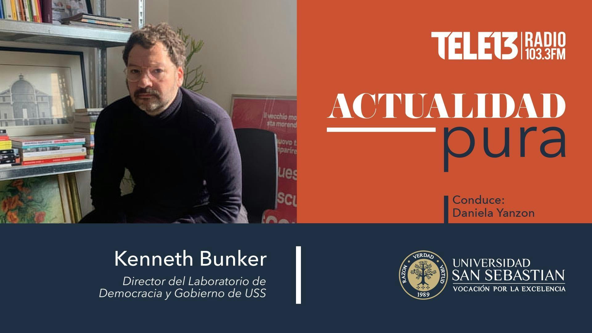 Propuesta de reforma política junto a Kenneth Bunker, Director del laboratorio de Democracia y Gobierno de la  USS