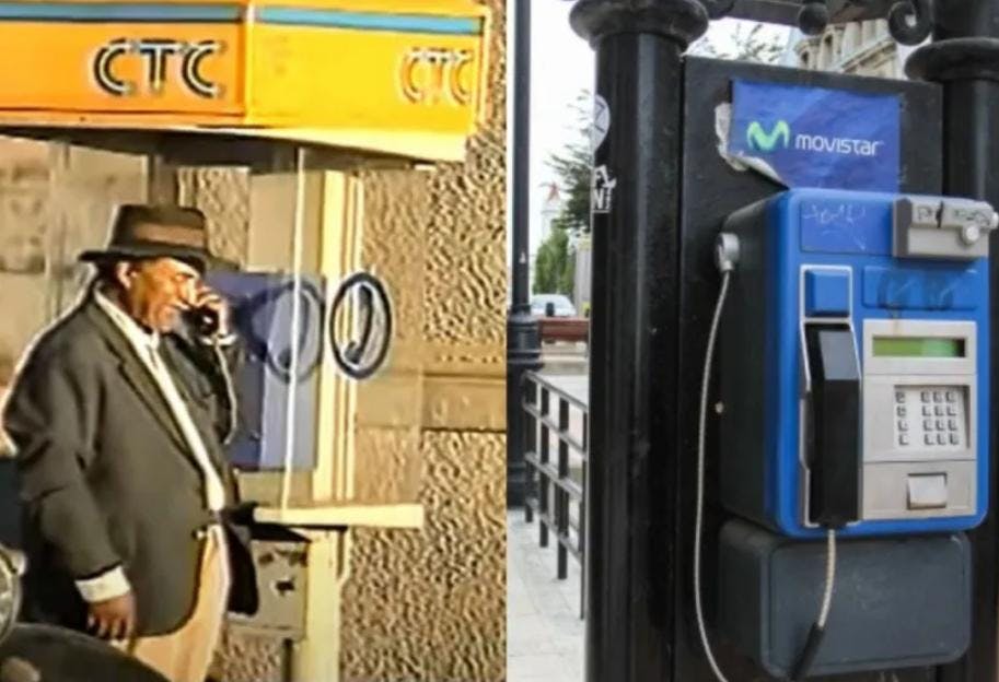 Pitanzas, teléfonos fijos y públicos: La historia de un Chile antiguo y su relación con el teléfono
