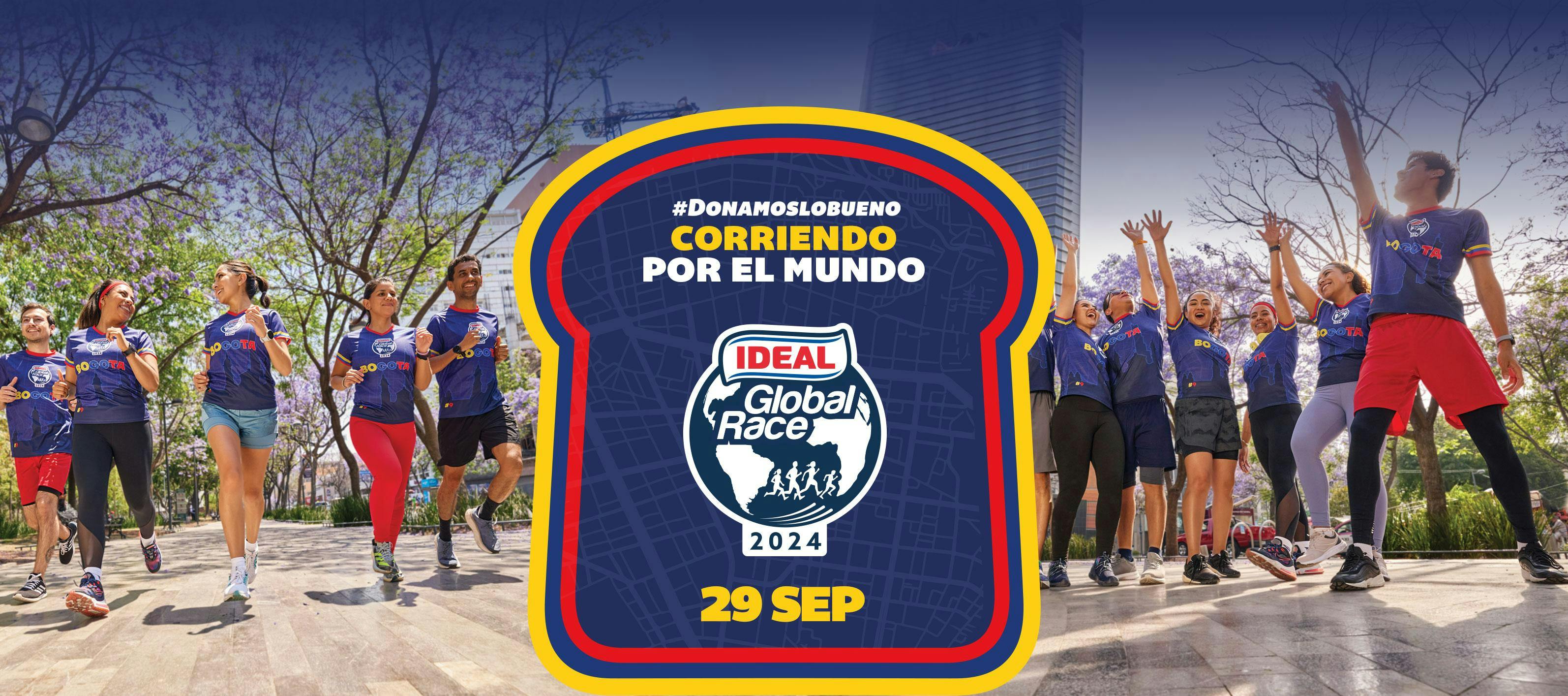 IDEAL GLOBAL RACE 2024: Donamos lo bueno, corriendo por el mundo