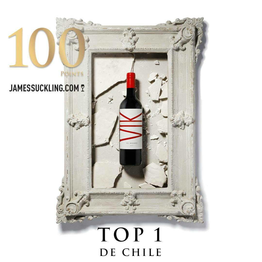 VIK 2021 SE POSICIONA COMO EL MEJOR VINO DE CHILE EN EL TOP 100 DEL DESTACADO CRÍTICO JAMES SUCKLING
