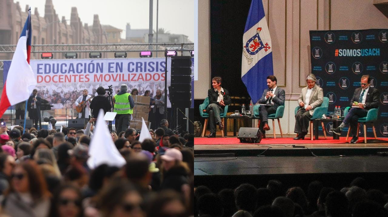 Los paros del Colegio de Profesores y los debates antes de la primaria oficialista