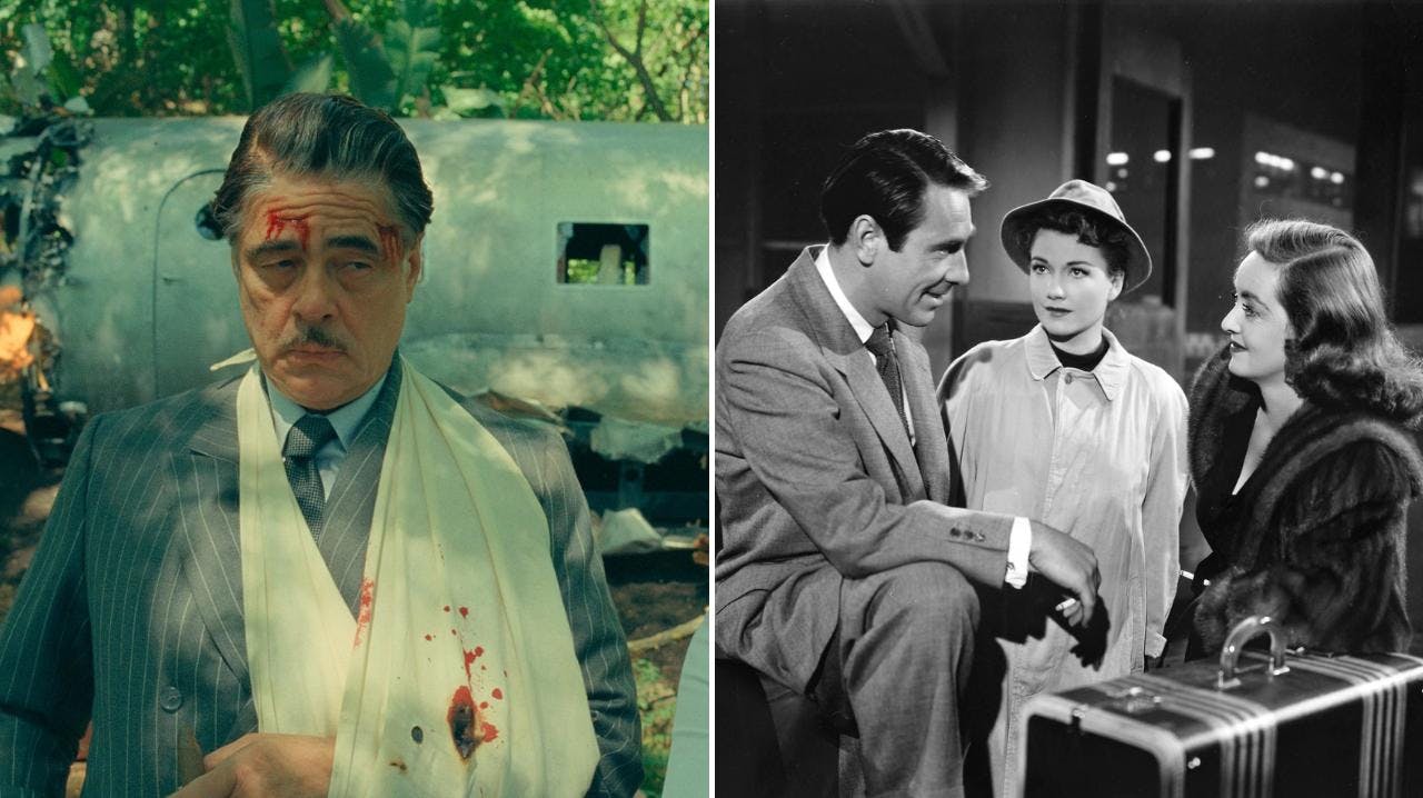 Cavallo y Ramírez por “El esquema fenicio”, “Horizonte” y los 75 años de “La malvada” de Joseph L. Mankiewicz
