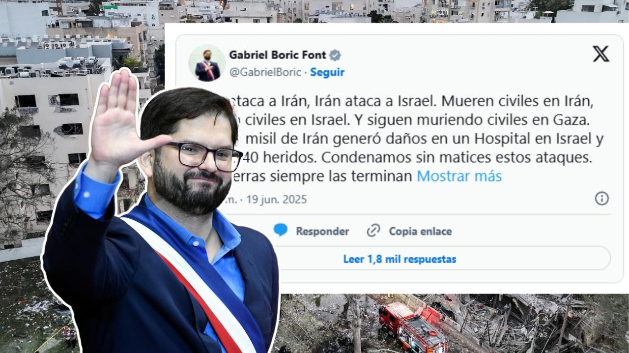 El ataque de Estados Unidos a Irán y la criticada reacción del Presidente Boric