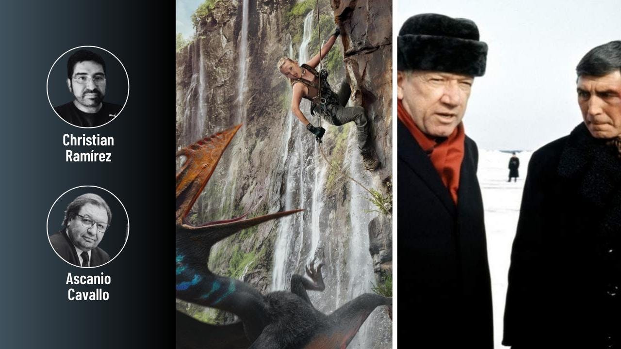 Cavallo y Ramírez por “Jurassic World: Rebirth”, “Super Happy Forever” y los 55 años de “La carta del Kremlin” de John Huston