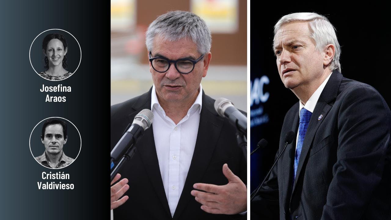 Araos y Valdivieso por las evaluaciones a la gestión de Mario Marcel en Hacienda y el presente de José Antonio Kast
