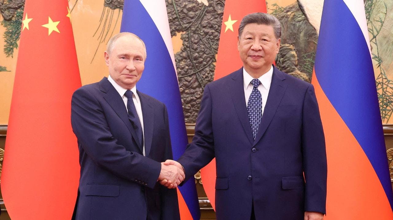 Los detalles del encuentro entre el presidente de Rusia, Vladimir Putin, y su par chino, Xi Jinping, en el Gran Palacio del Pueblo