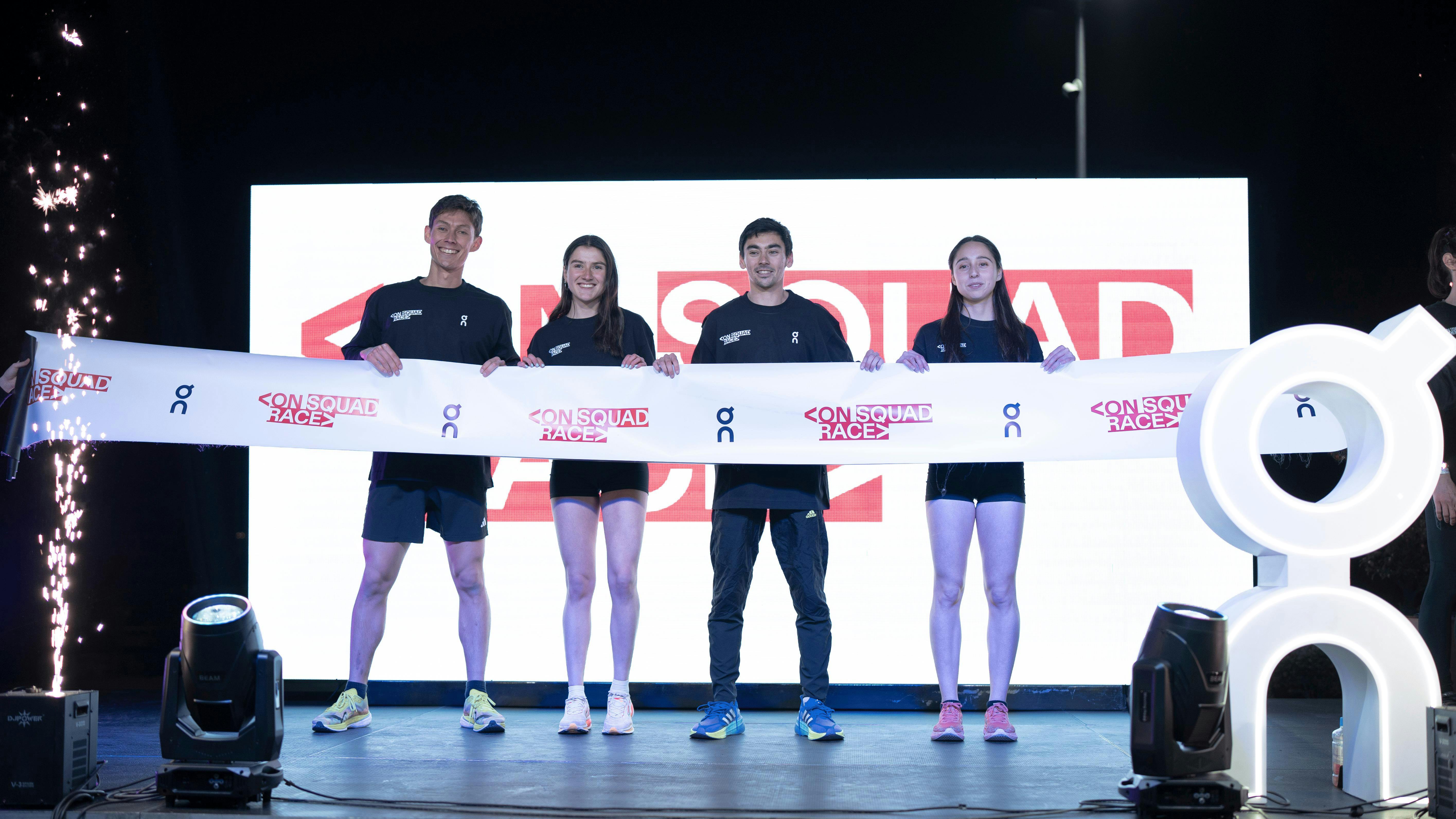 Con más de 150 corredores: On SquadRace tuvo su primera versión en Chile