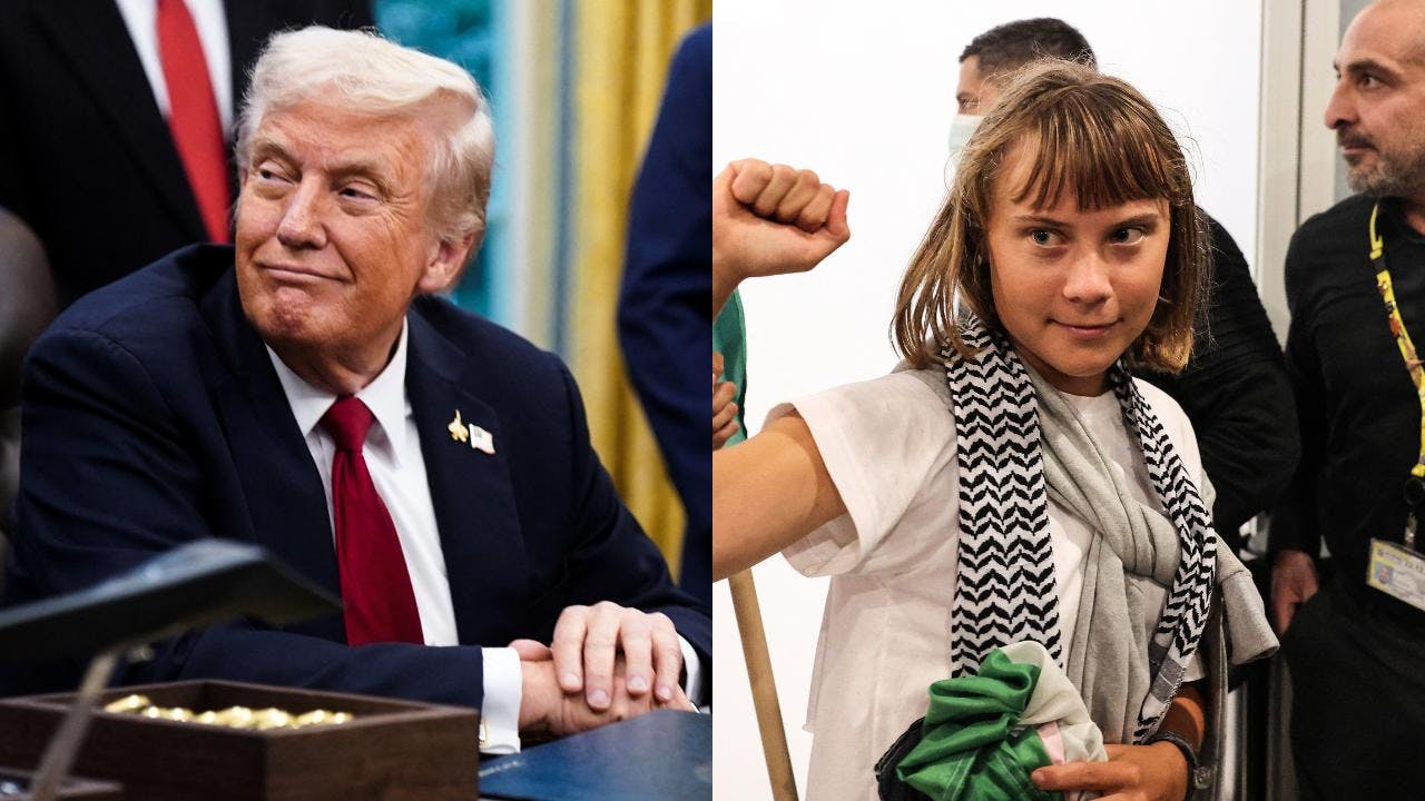 Cruce de ironías: Trump dice que Greta Thunberg es una "alborotadora" y ella lo acusa de tener "problemas de ira"