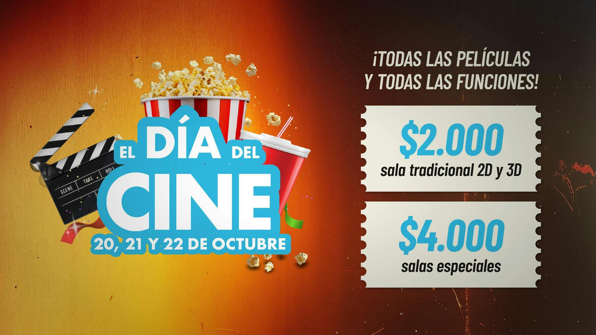 Con entradas a $2.000: llega un nuevo Día del Cine