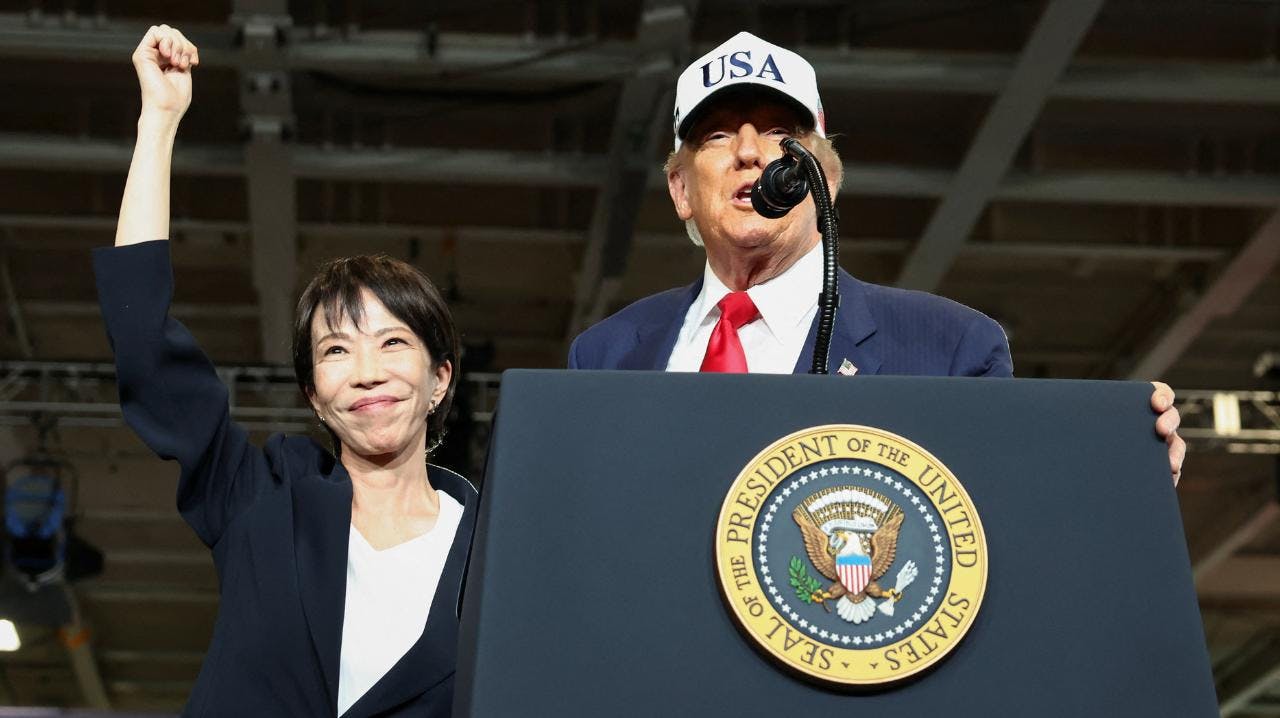 Donald Trump resaltó la alianza de Estados Unidos con Japón, en medio de su primer encuentro con Sanae Takaichi en Tokio