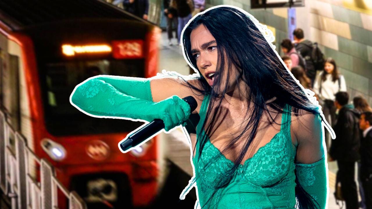 Por conciertos de Dua Lipa: Metro anuncia extensión horaria este 11 y 12 de noviembre
