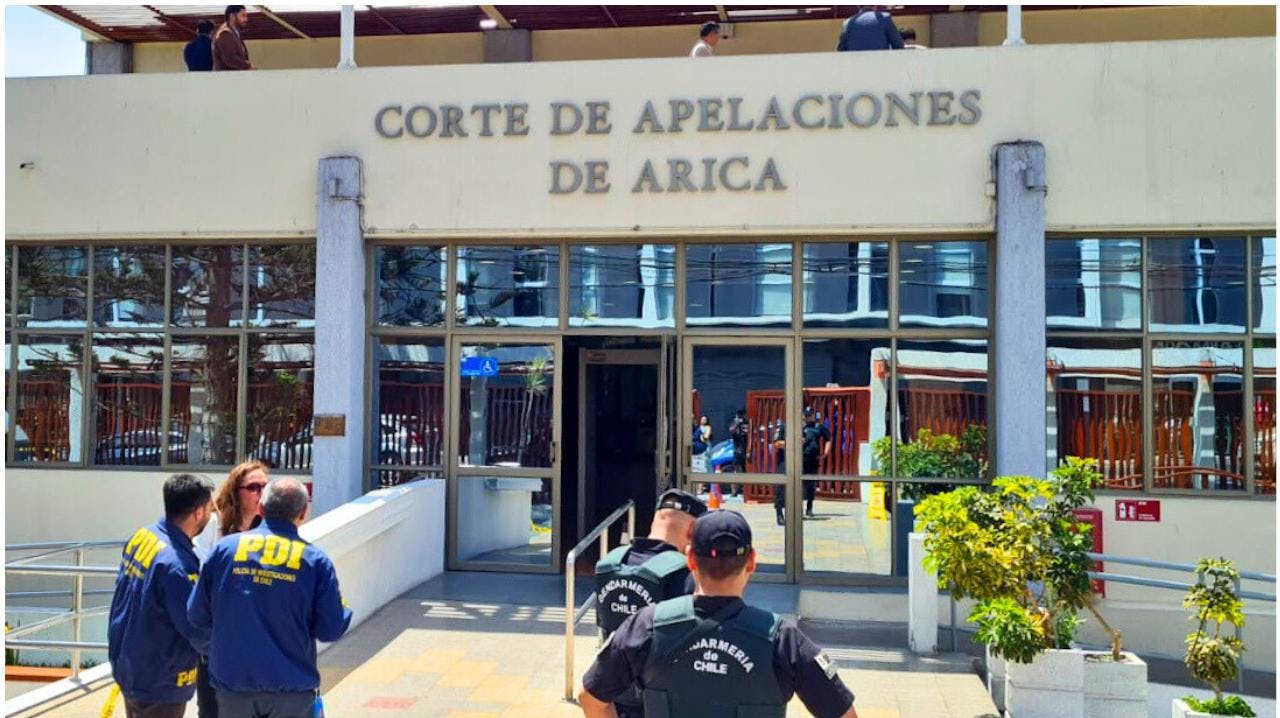 Sujeto fue abatido tras apuñalar a administrador en Corte de Apelaciones de Arica