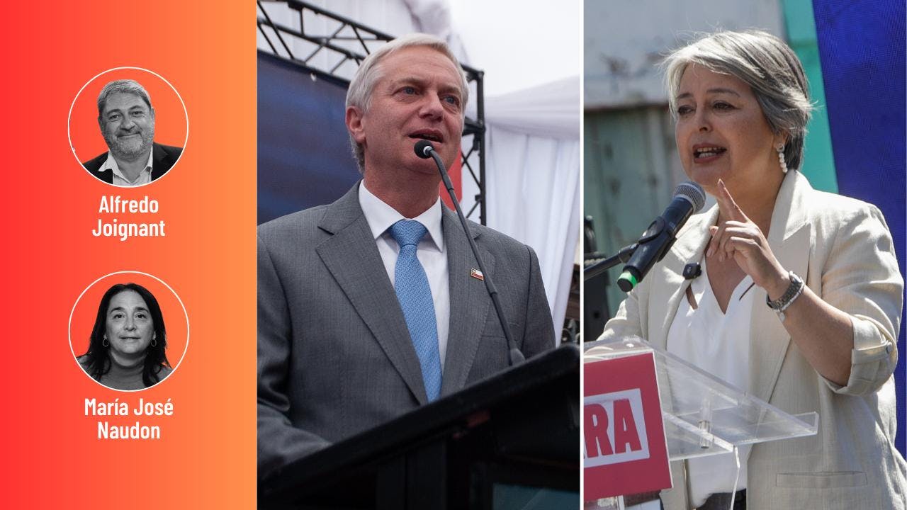 El cambio de tono en la franja electoral de Jara y Kast