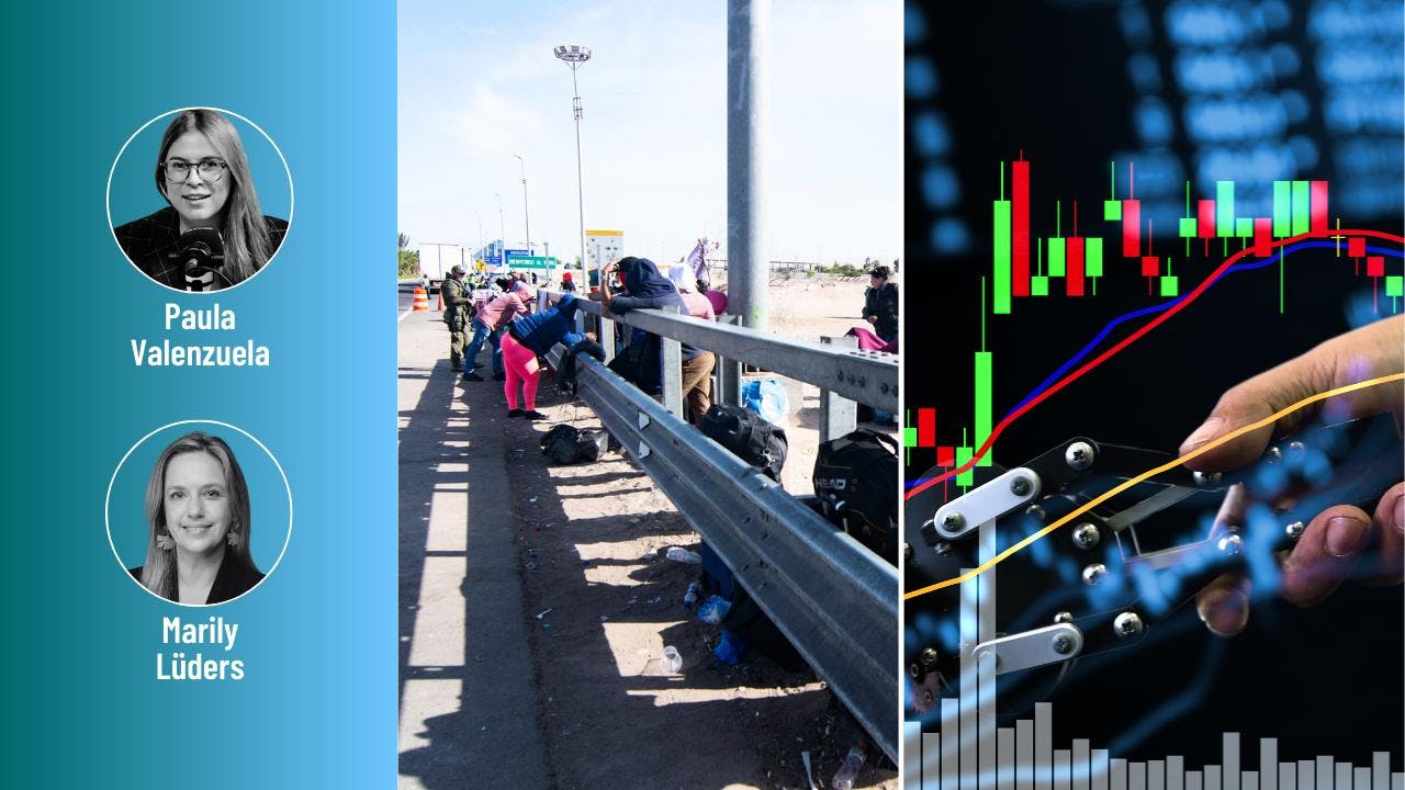 La situación migratoria en la frontera norte; y la posibilidad de una burbuja accionaria en torno a las tecnológicas
