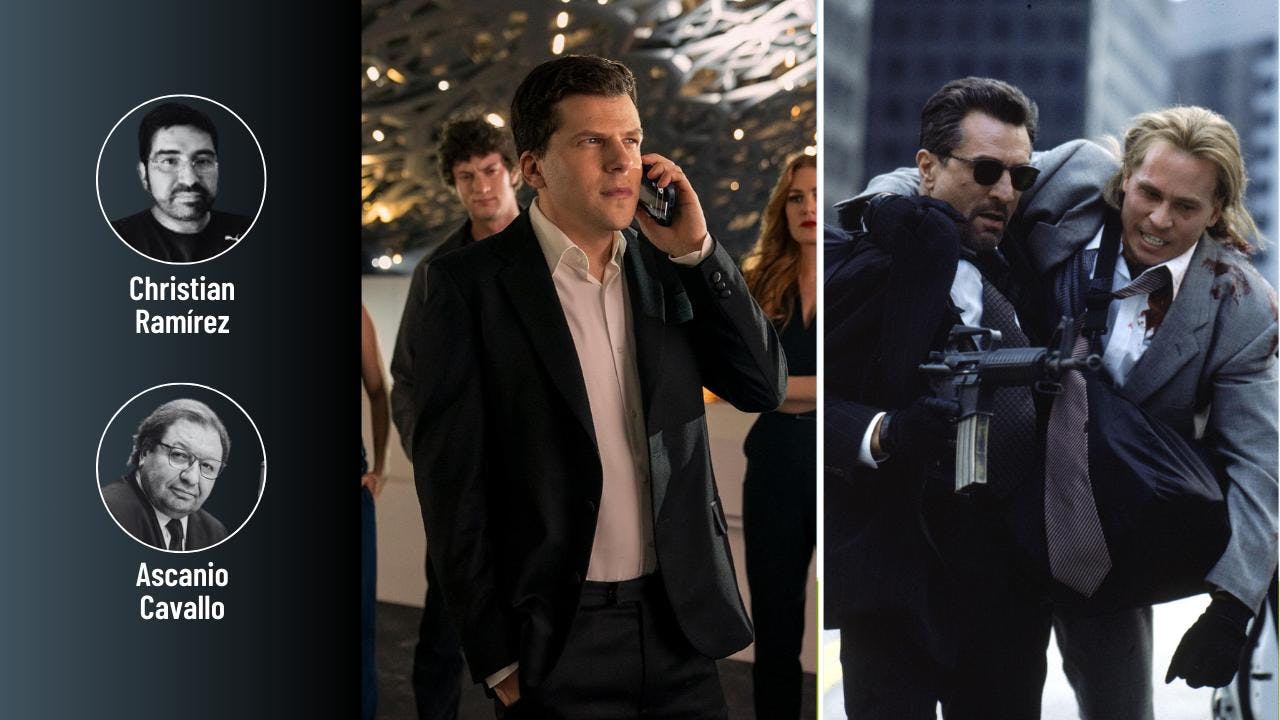 Cavallo y Ramírez por “Los ilusionistas 3”, “La fuente” y los 30 años de “Fuego contra fuego” de Michael Mann