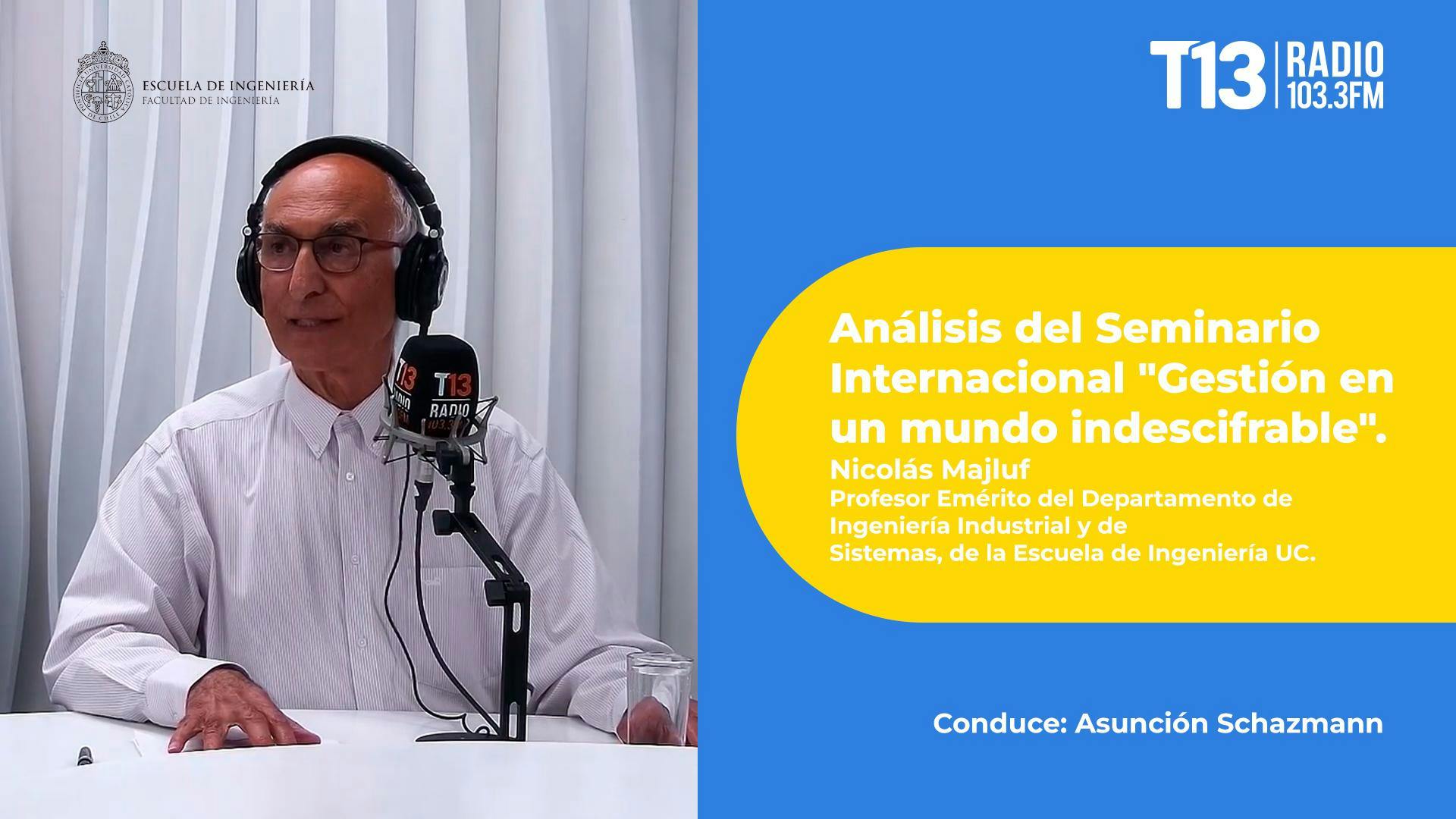 Análisis del Seminario Internacional "Gestión en un mundo indescifrable
