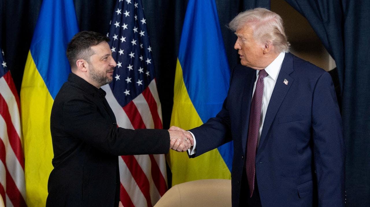 Trump descartó nuevos aranceles a países europeos en tensión por Groenlandia y se reunió con Volodimir Zelensky en Davos