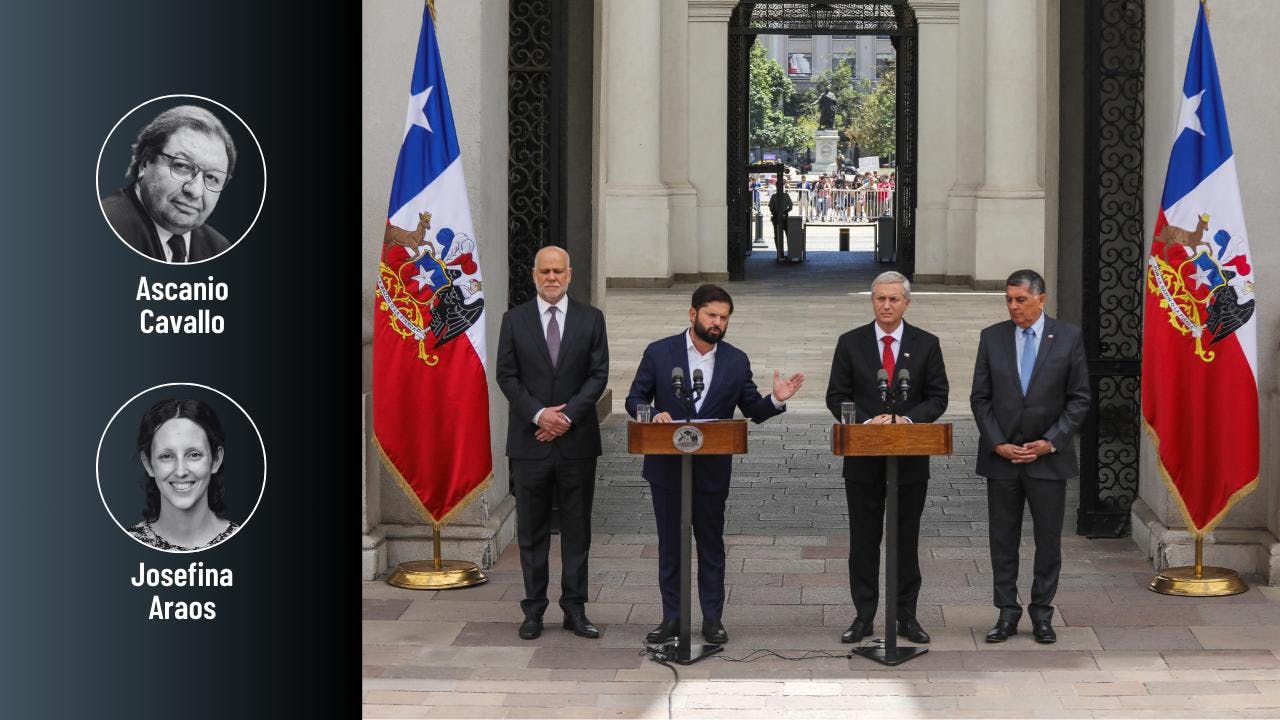 Cavallo y Araos por la previa al cambio de mando y el gabinete saliente