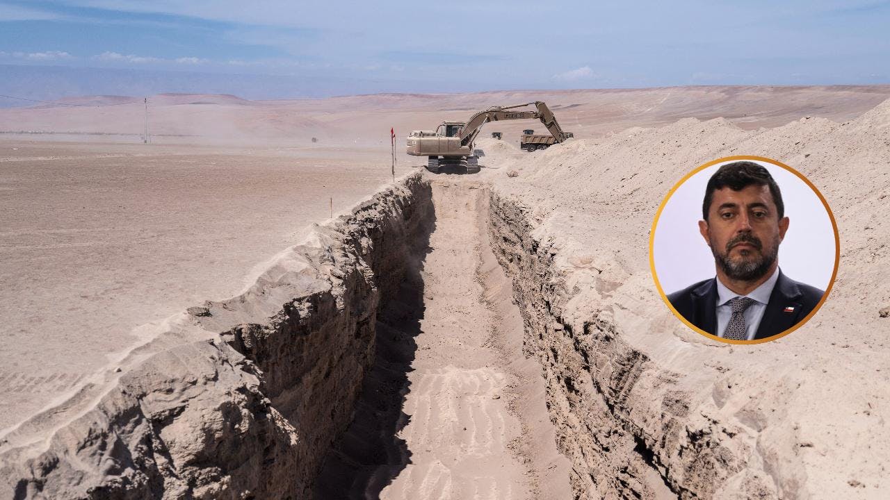 Delegado presidencial Cristián Sayes y labores de zanja: "Es una señal potente (...), Arica es la puerta de ingreso de Chile y se debe cuidar"