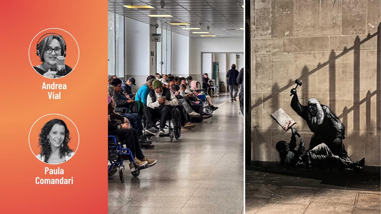 Vial y Comandari por las listas de espera oncológicas y Banksy al descubierto