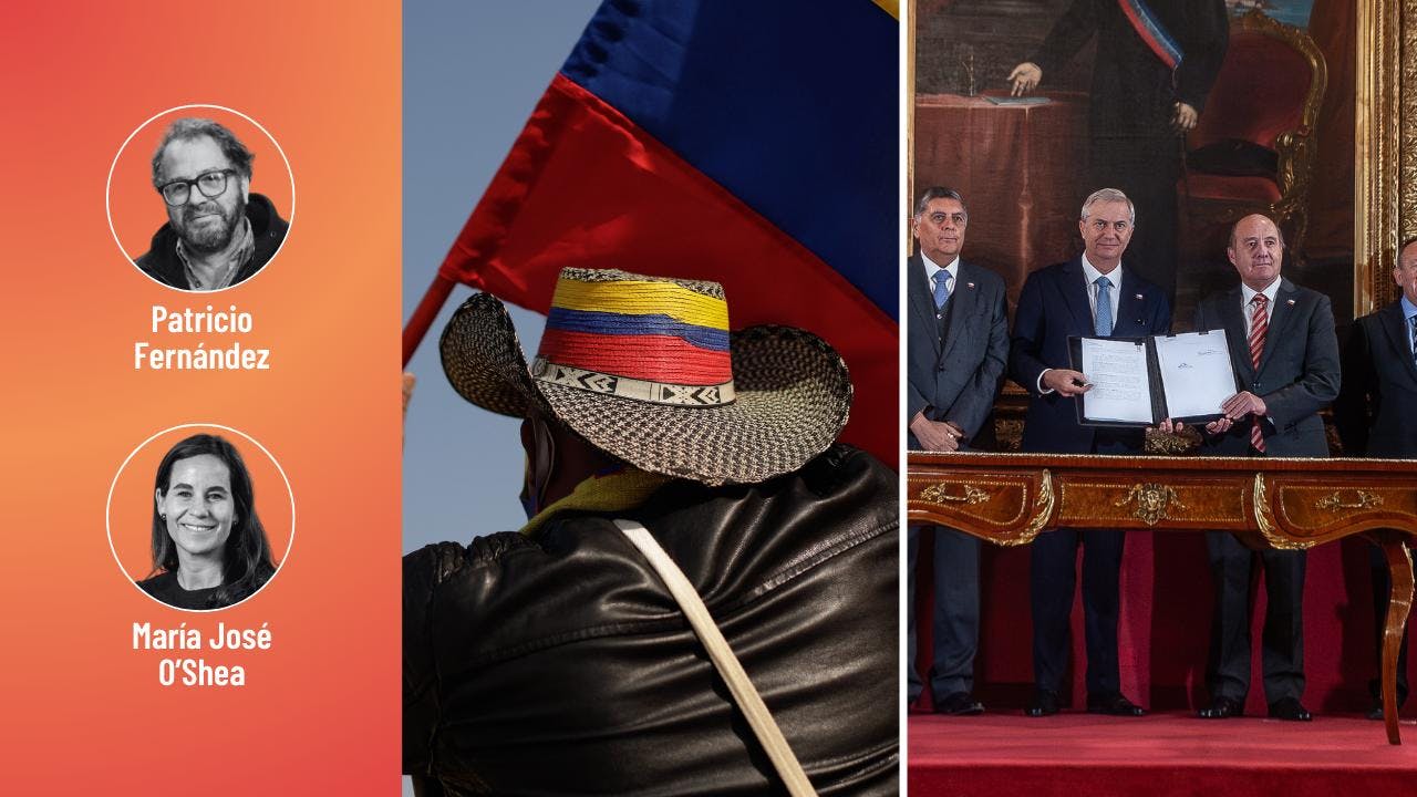 Fernández y O’Shea por la tramitación de la ley de Reconstrucción Nacional y las elecciones en Colombia