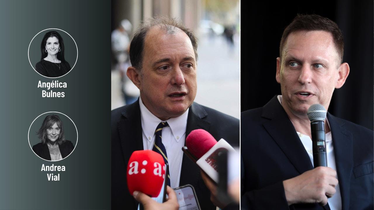 Las formas y choques de Iván Poduje y la visita "invisible" de Peter Thiel