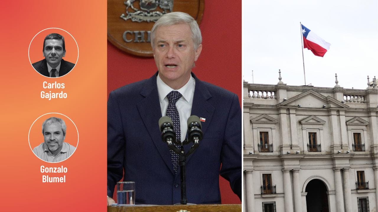 Gajardo y Blumel por el no plan de seguridad y la modernización del Estado