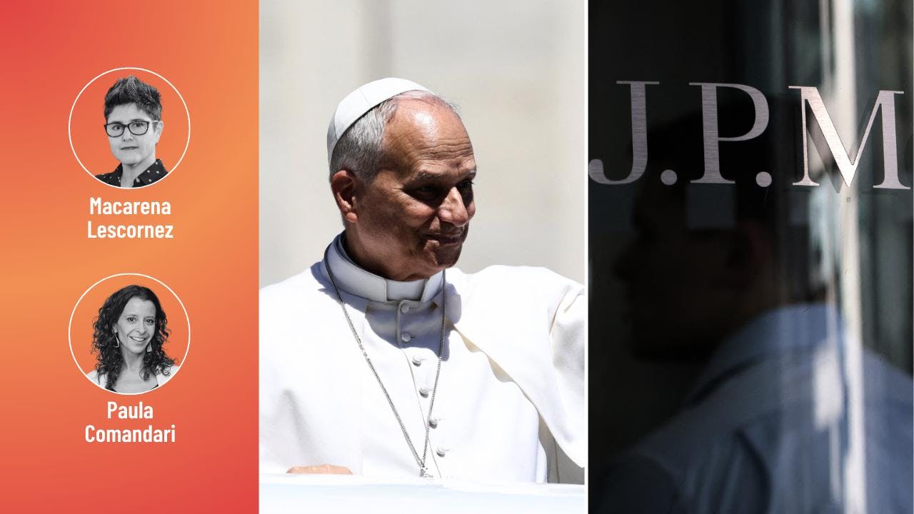 Lescornez y Comandari por la encíclica del Papa León XIV y la denuncia por abuso sexual de un alto ejecutivo de JP Morgan