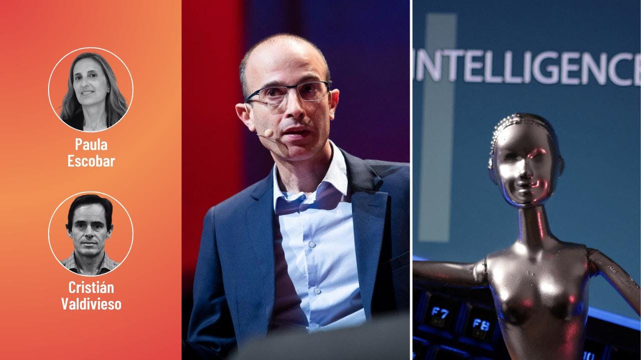 Escobar y Valdivieso por cómo funcionan las sociedades según Harari y rendirse mentalmente a la IA