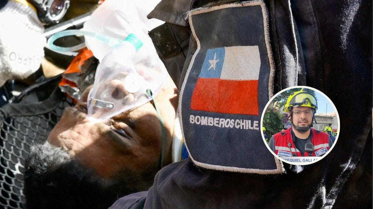 Oficial USAR de Bomberos de Chile por ‘milagroso’ rescate a Hernán Gil: “Puede ser por lejos uno de los más complejos que han tenido Bomberos”