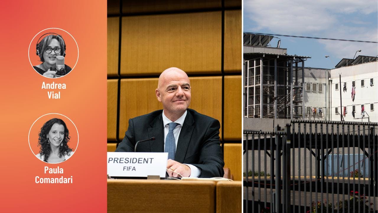 Vial y Comandari por la reinserción social en Chile y un perfil de Gianni Infantino