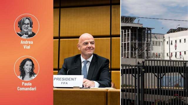 Vial y Comandari por la reinserción social en Chile y un perfil de Gianni Infantino