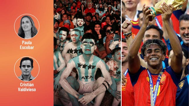 Escobar y Valdivieso por la migración en la Copa del Mundo y compartir en una sociedad fragmentada