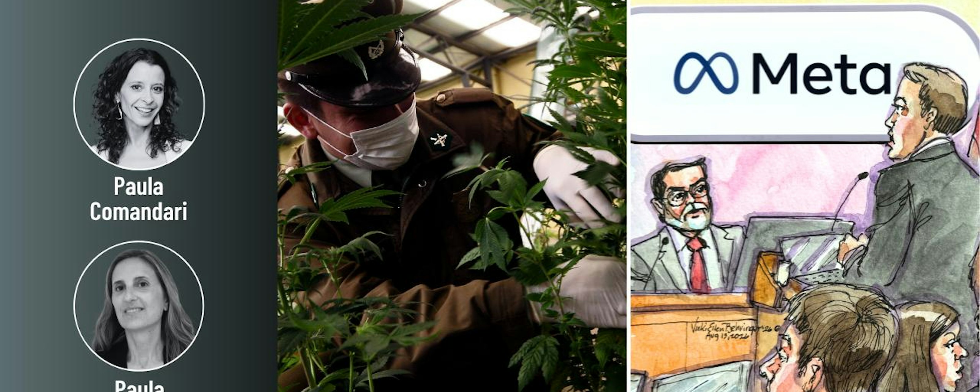 La Operación Imperio Ámsterdam que destapó una red de tráfico de marihuana y el juicio a Meta, demandada por la adicción de redes sociales en menores