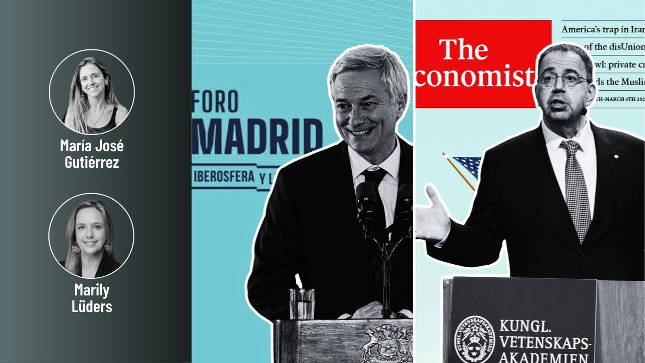 La participación del Pdte. Kast en el Foro de Madrid y la pugna entre The Economist y el premio Nobel Daron Acemoglu