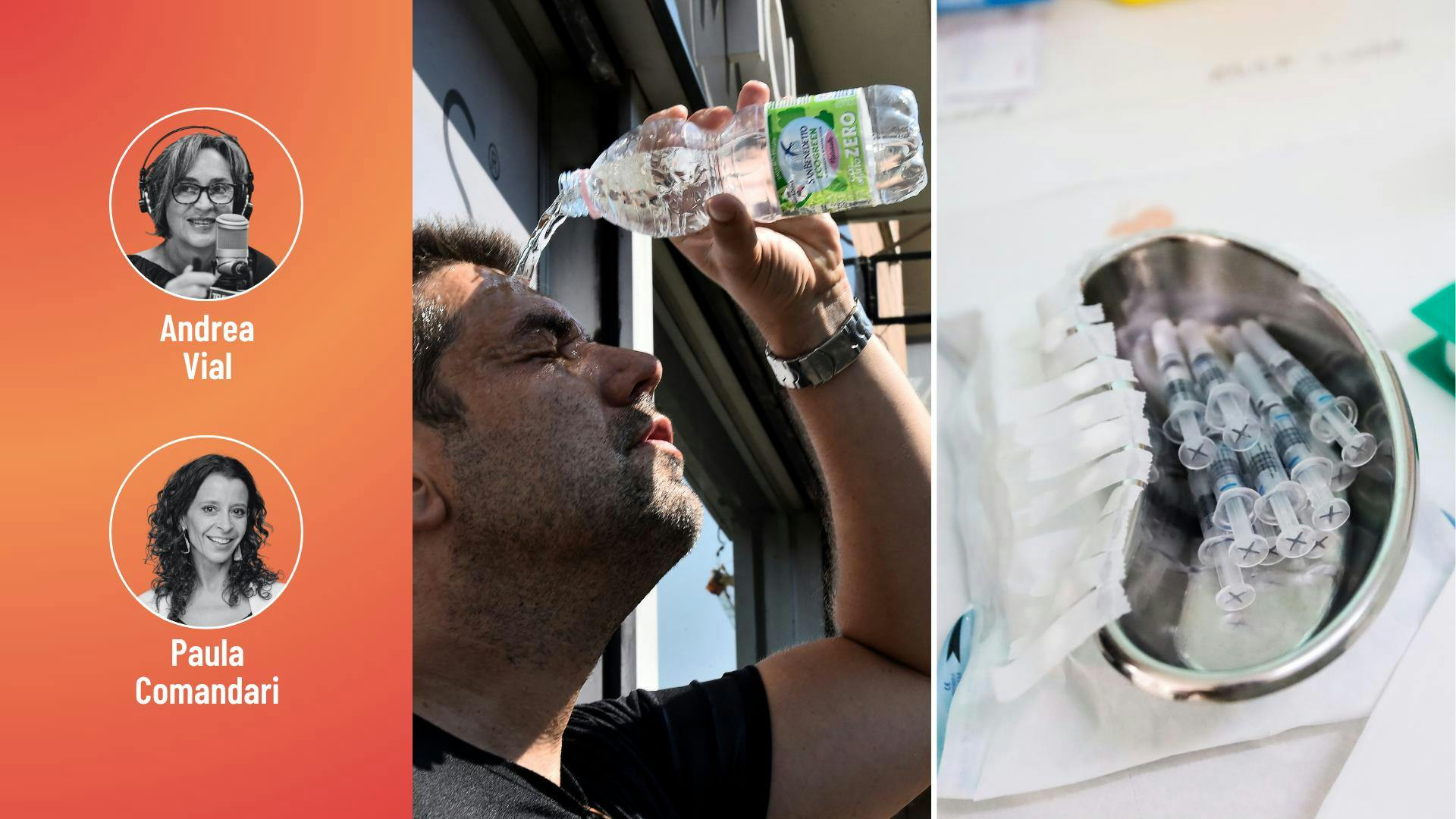 Vial y Comandari por la nueva vacuna contra el cáncer y los efectos de la ola de calor en Europa