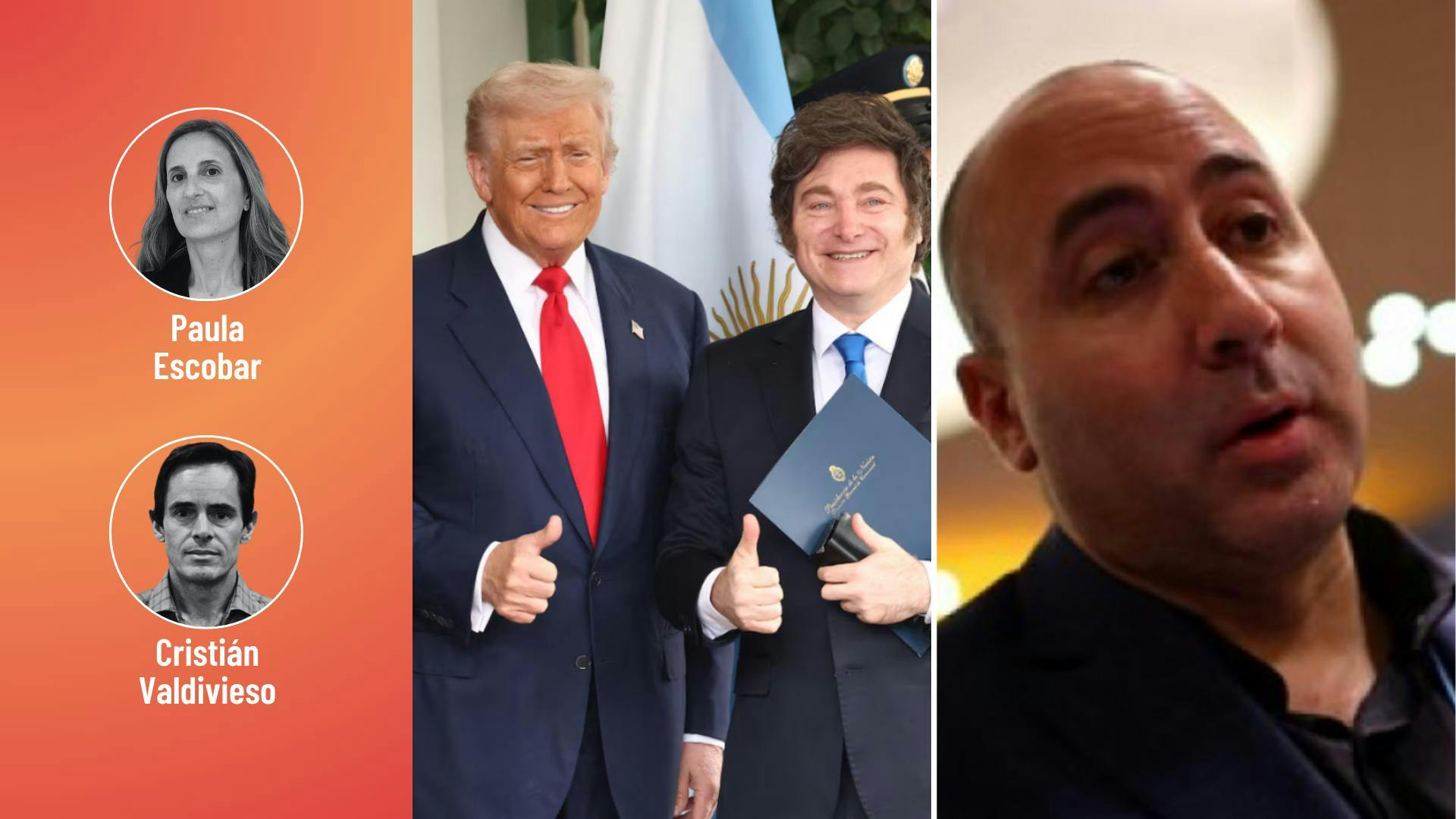 Escobar y Valdivieso por lo que sabemos de las granjas de bots y la imagen debilitada de Trump entre los chilenos