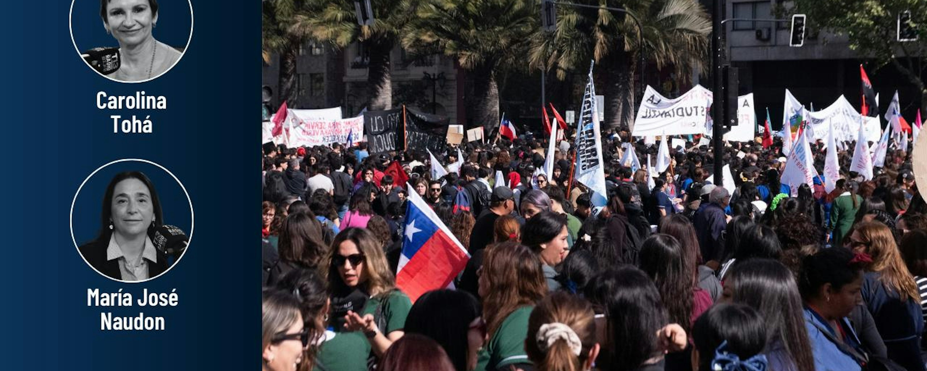 La posición de las federaciones de estudiantes ante los hechos de violencia en la movilización del 1 de octubre