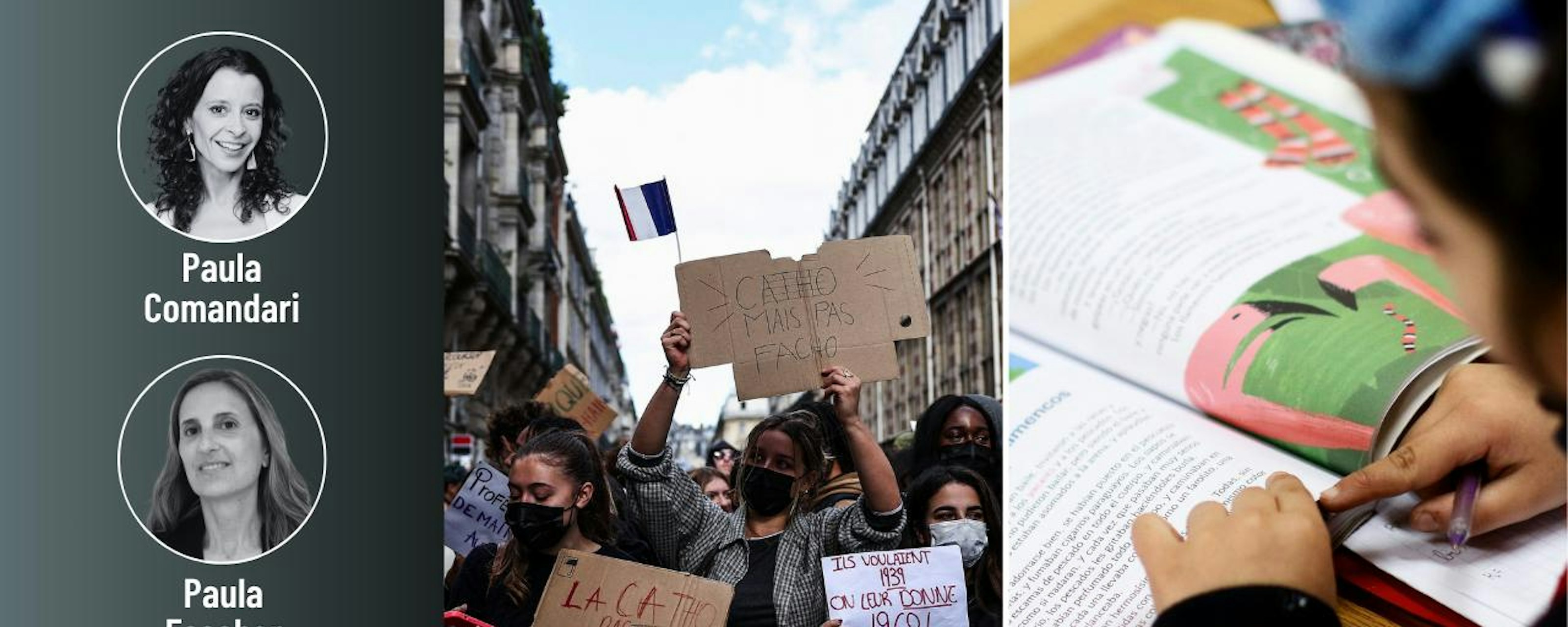 La ola de protestas estudiantiles en Francia y las "escuelas referentes" en el desarrollo de la lectura en estudiantes