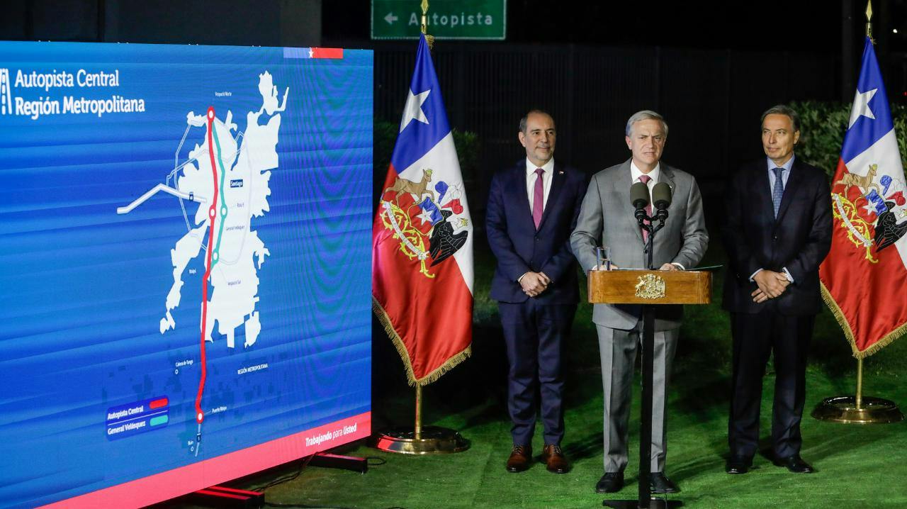 Gobierno logra acuerdo para rebajar la tarifa del TAG en la Autopista Central