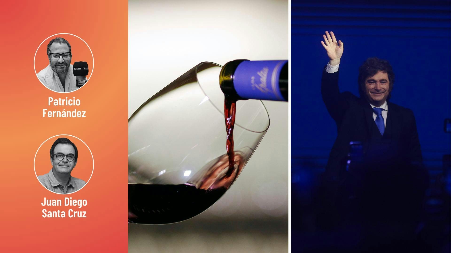 Fernández y Santa Cruz por las furias de Milei y la crisis de los vinos en Chile