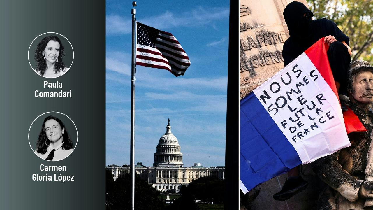 Las claves de las midterms en EE.UU. y la ola de protestas en Francia