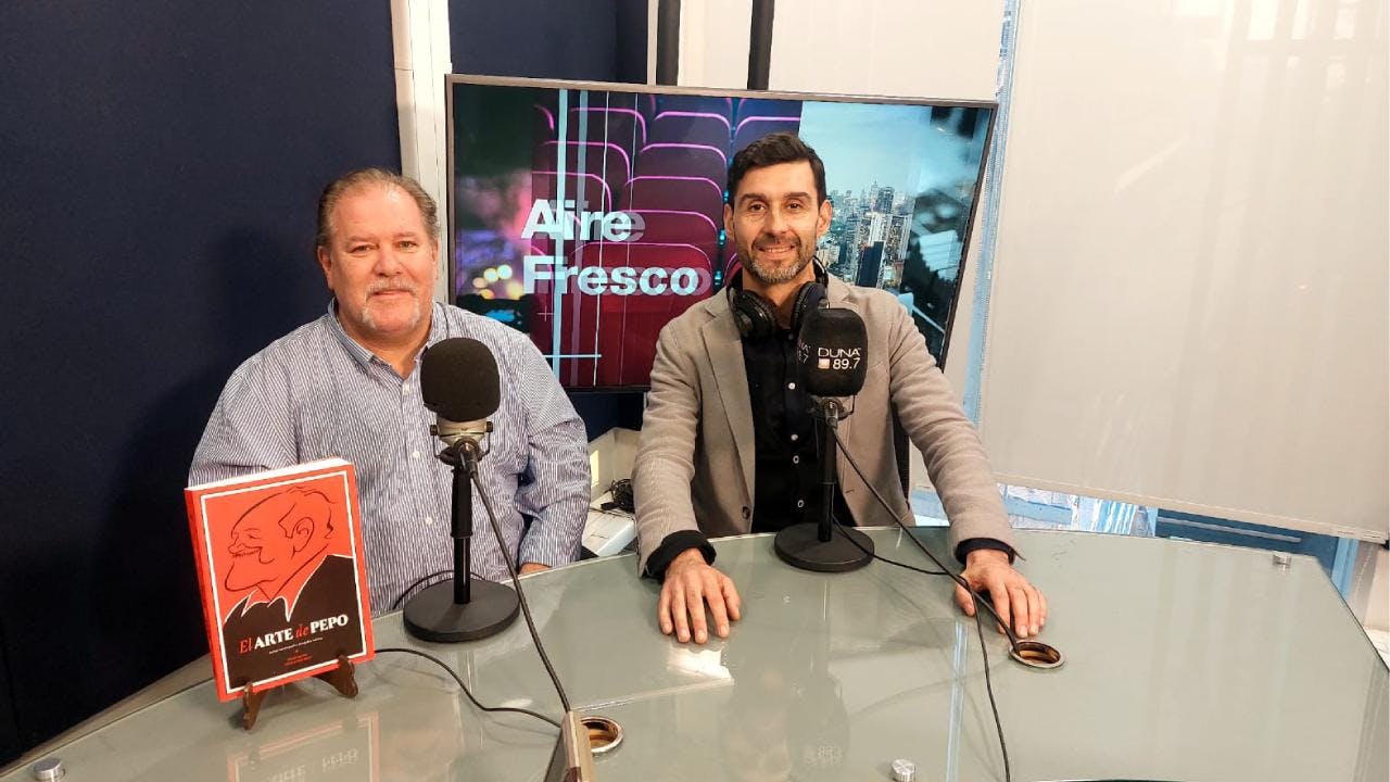 Claudio Aguilera y Sebastián Ríos hablaron del libro El arte de Pepo
