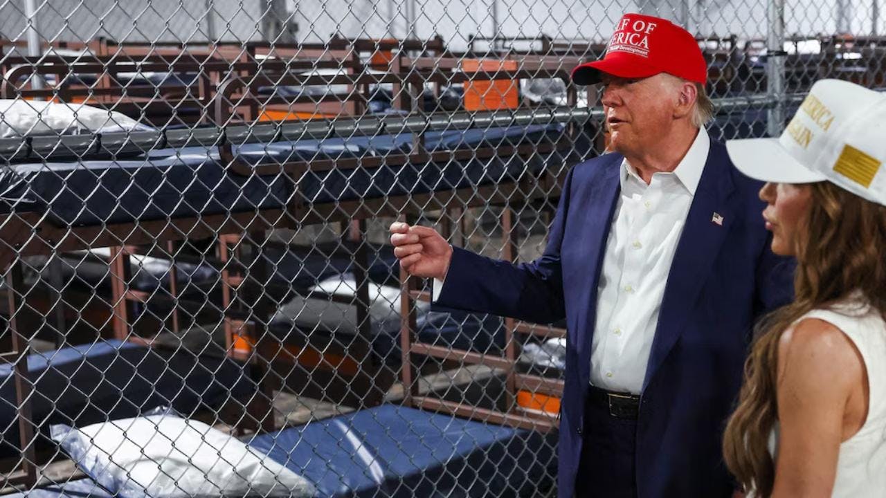 “Alcatraz de los caimanes”: Trump inaugura cárcel para inmigrantes ilegales en los pantanos de Florida