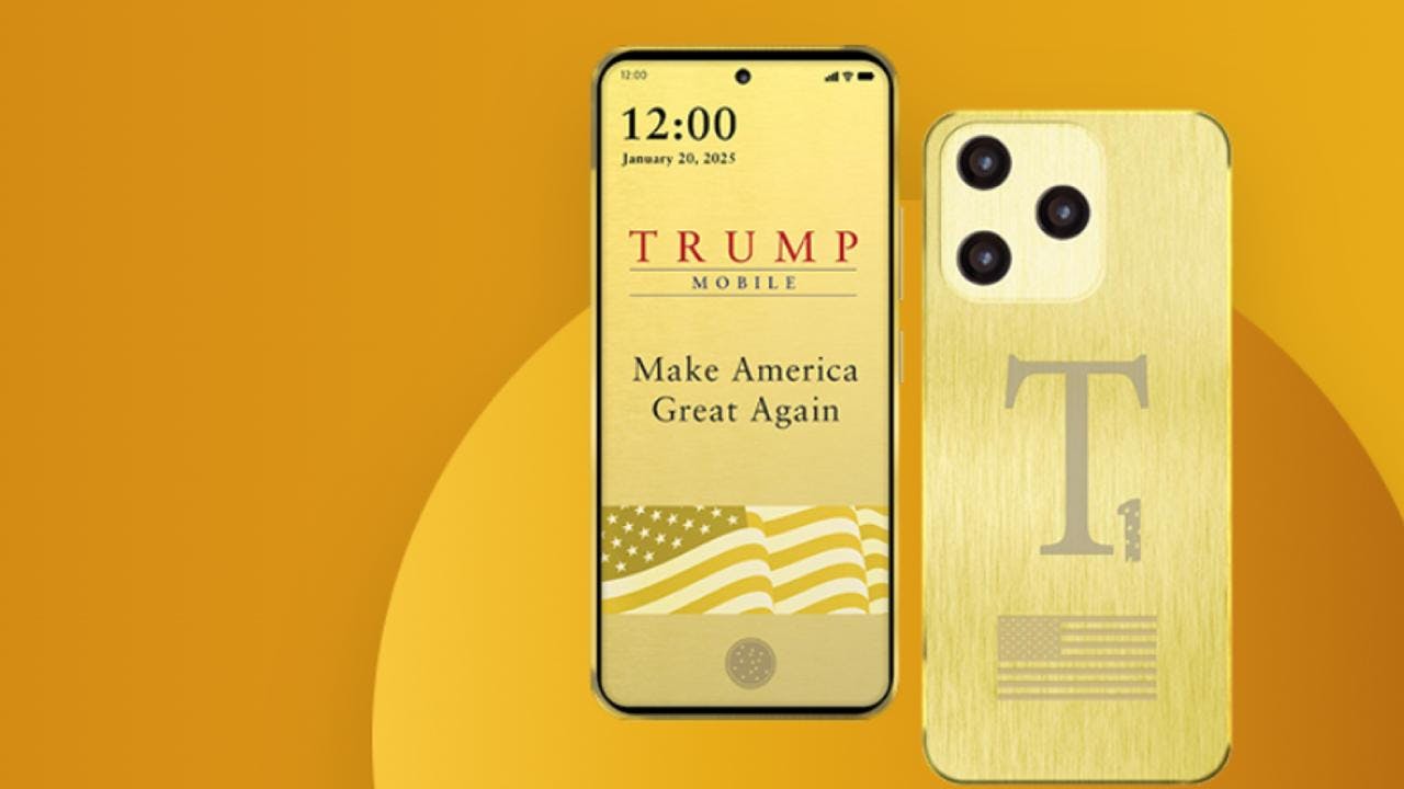 El teléfono dorado que lanzó Donald Trump