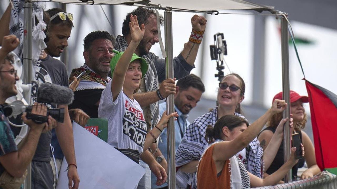 Greta Thunberg inicia nuevo viaje humanitario a Palestina